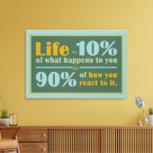 Leinwand LIFE QUOTE (Insitu (Wohnzimmer))
