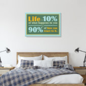 Leinwand LIFE QUOTE (Insitu (Schlafzimmer))