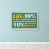 Leinwand LIFE QUOTE (Insitu (Holzboden))