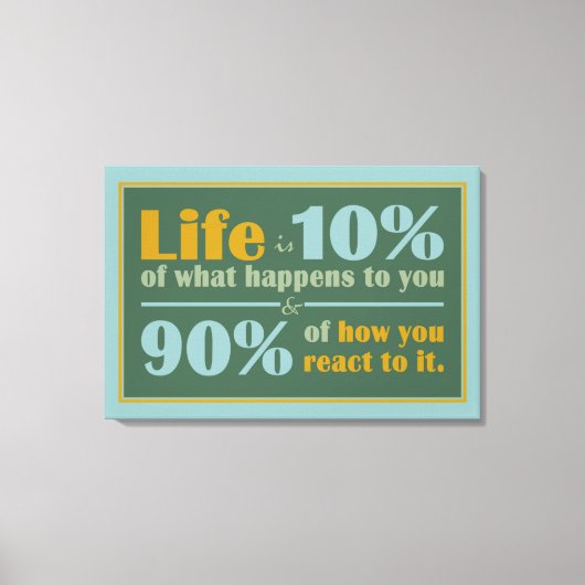 Leinwand LIFE QUOTE (Vorderseite)