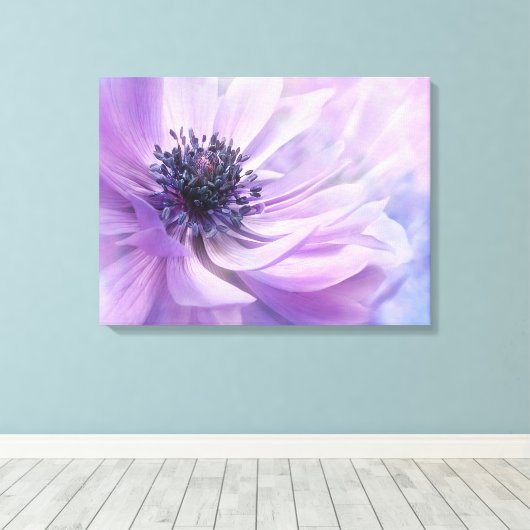 Leinwand Lila Blume (Insitu (Holzboden))