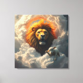 Leinwand Lion und Lamb Art (Vorderseite)