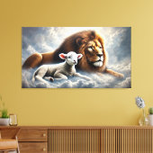 Leinwand Lion und Lamb Art (Insitu (Wohnzimmer))