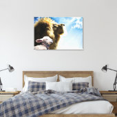 Leinwand Lion und Lamb Art (Insitu (Schlafzimmer))