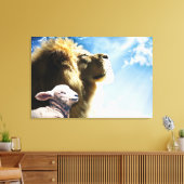 Leinwand Lion und Lamb Art (Insitu (Wohnzimmer))