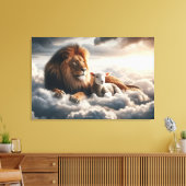 Leinwand Lion und Lamb Art (Insitu (Wohnzimmer))