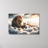 Leinwand Lion und Lamb Art (Vorderseite)