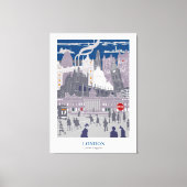 Leinwand London City Skyline Artwork (Vorderseite)