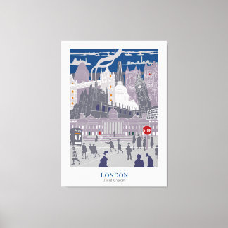 Leinwand London City Skyline Artwork