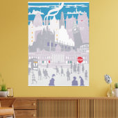 Leinwand London City Skyline Artwork (Insitu (Wohnzimmer))