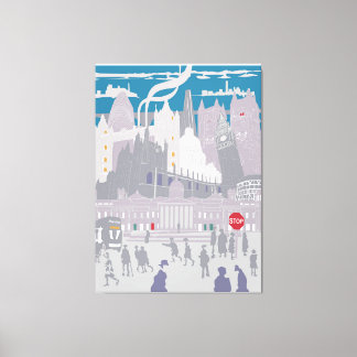 Leinwand London City Skyline Artwork