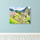 Leinwand Machu Picchu, Cusco - Peru (Insitu (Holzboden))