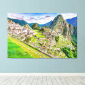 Leinwand Machu Picchu, Cusco - Peru (Insitu (Holzboden))