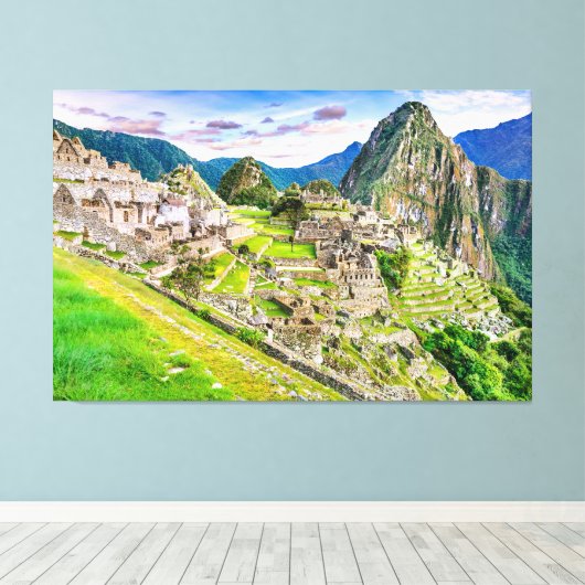 Leinwand Machu Picchu, Cusco - Peru (Insitu (Holzboden))