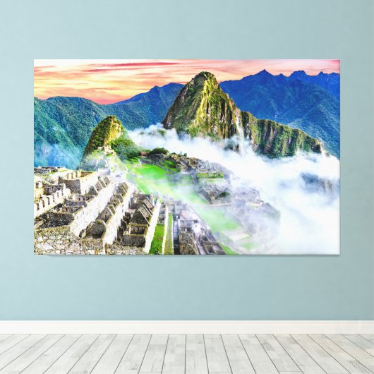 Leinwand Machu Picchu, Cusco - Peru (Insitu (Holzboden))