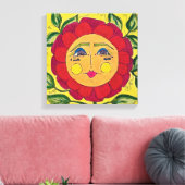 Leinwand Malerische Blumen (Insitu (Wohnzimmer))