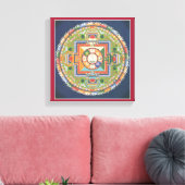 LEINWAND - Mandala von Buddha des Mitgefühls (Insitu (Wohnzimmer))