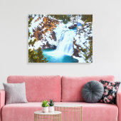Leinwand Mauer Art-Yellowstone Wasserfall (Insitu (Wohnzimmer))