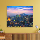 Leinwand Mauer Kunst-Tokio Stadtbild (Insitu (Wohnzimmer))