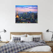 Leinwand Mauer Kunst-Tokio Stadtbild (Insitu (Schlafzimmer))