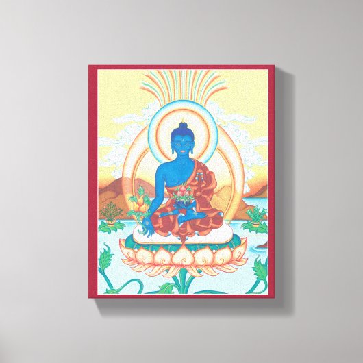 LEINWAND - Medizin Buddha - Buddha des heilenden P (Vorderseite)
