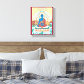 LEINWAND - Medizin Buddha - Buddha des heilenden P (Insitu (Schlafzimmer))