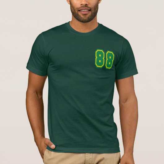 Leinwand Mens Bella (Forrest Green) T-Shirt (Vorderseite)