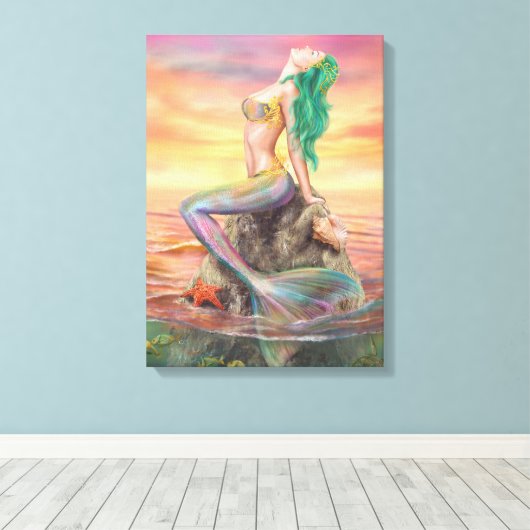 Leinwand Mermaid (Insitu (Holzboden))