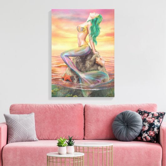 Leinwand Mermaid (Insitu (Wohnzimmer))