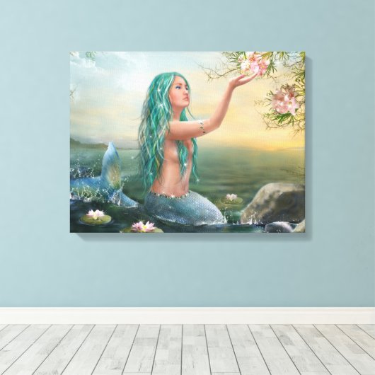Leinwand "Mermaid Ariel" (Insitu (Holzboden))