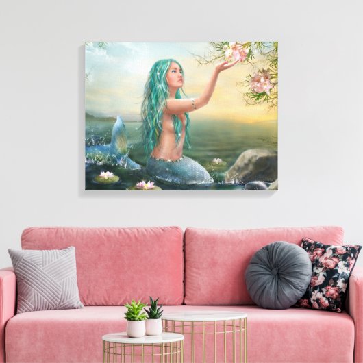 Leinwand "Mermaid Ariel" (Insitu (Wohnzimmer))