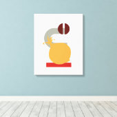 Leinwand Minimalistisch Geometrische Zwiebeln (Insitu (Holzboden))