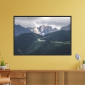 Leinwand mit Aussicht auf Berge (Insitu (Wohnzimmer))