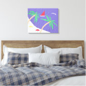 Leinwand mit Beachszene (Insitu (Schlafzimmer))