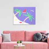 Leinwand mit Beachszene (Insitu (Wohnzimmer))