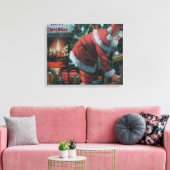Leinwand mit dem traditionellen Santa (Insitu (Wohnzimmer))