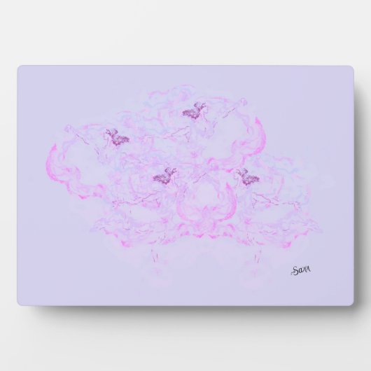 Leinwand mit Easel : Tanzen im Wind Fotoplatte (Vorderseite)