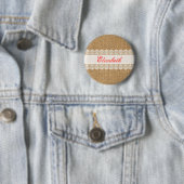 Leinwand mit empfindlicher Spitze - Shabby Button (Beispiel)