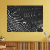 Leinwand mit flüssigen Wellen (Insitu (Wohnzimmer))