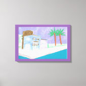 Leinwand mit Karibik (Vorderseite)