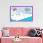 Leinwand mit Karibik (Insitu (Wohnzimmer))