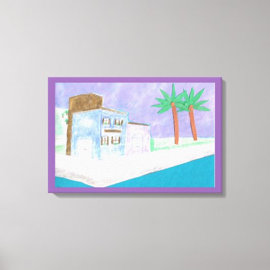 Leinwand mit Karibik (Vorderseite)