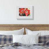Leinwand mit Roten Tulips (Insitu (Schlafzimmer))