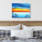 Leinwand mit Sonnenuntergang drucken (Insitu (Schlafzimmer))