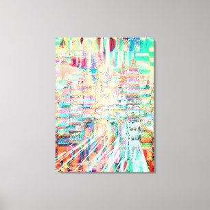 Leinwand Multicolor City