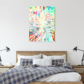 Leinwand Multicolor City (Insitu (Schlafzimmer))
