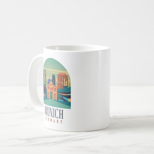 Leinwand München Kaffeetasse (Vorderseite Links)