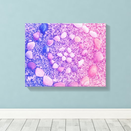 Leinwand Muschel (Insitu (Holzboden))