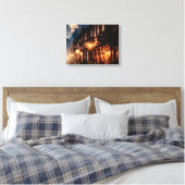 Leinwand Nachtstraße (Insitu (Schlafzimmer))