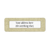 Leinwand Naturstoffe (Vorne)